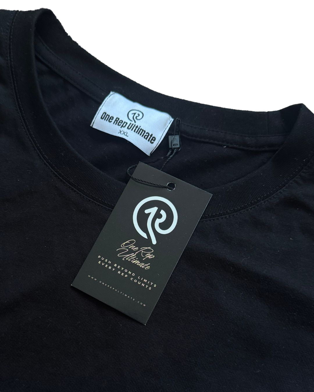 ORU Yak N Yeti oversized black cotton tee with white screen print design on back