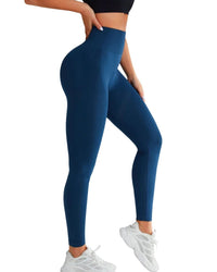 Close-up of ORU Endure Leggings showing breathable, quick-dry, high-stretch fabric with high-waist compression band