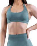 ORU Impact Sports Bra made of 90% Nylon and 10% Spandex with medium support and high stretch durable fabric