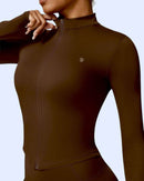 ORU MIKA Jacket with breathable fabric and V-shaped back design for versatile gym and everyday use