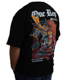 ORU DUALITY VOL 3 t-shirt with graphic samurai and lion design and text "One Rep Ultimate"