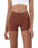 ORU Mid-Rise Yoga Shorts in slim fit with high stretch, durable, and odor-resistant fabric